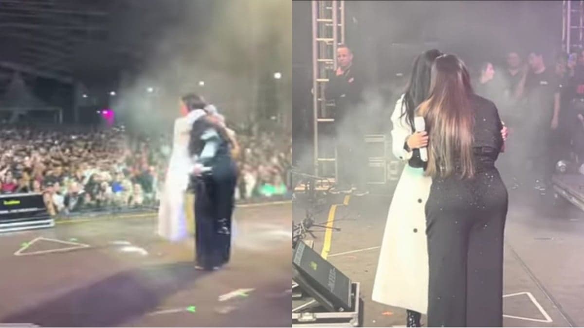 Simaria Mendes surpreende Simone e público ao subir no palco de show do último sábado (24) Simaria Mendes surpreende Simone e público ao subir no palco de show do último sábado (24)