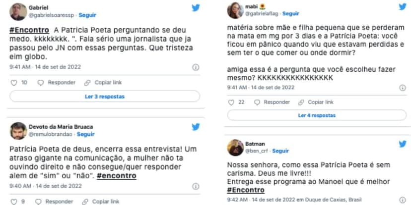 De acordo com público, apresentadora foi insensível com entrevistada De acordo com público, apresentadora foi insensível com entrevistada