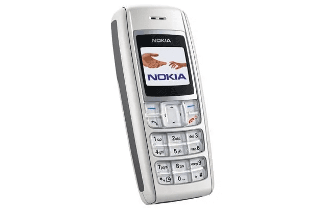 Celular tijolo da Nokia (Foto: Reprodução) Celular tijolo da Nokia (Foto: Reprodução)