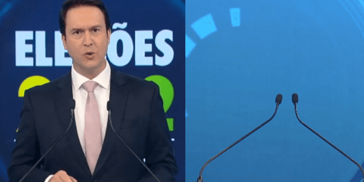 Eduardo Ribeiro fez questão de mostrar o púlpito do ex-presidente vazio e criticou a postura de Lula Eduardo Ribeiro fez questão de mostrar o púlpito do ex-presidente vazio e criticou a postura de Lula