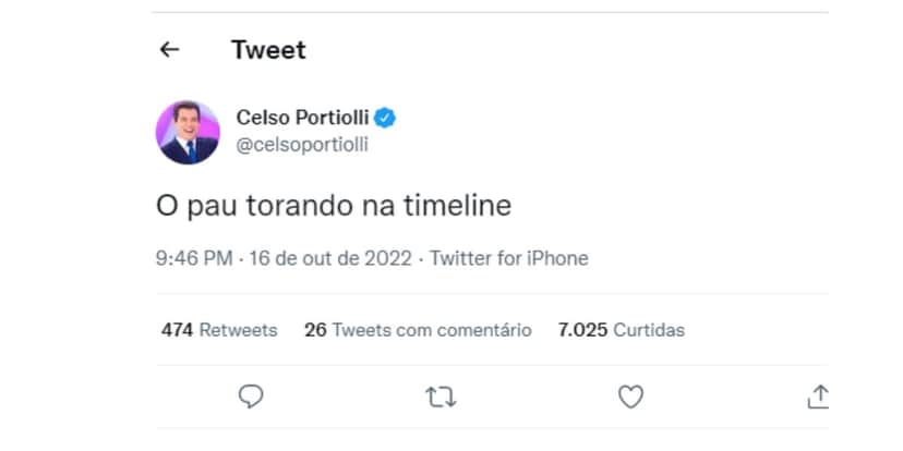 Celso Portiolli faz comentário sobre debate da Band Celso Portiolli faz comentário sobre debate da Band