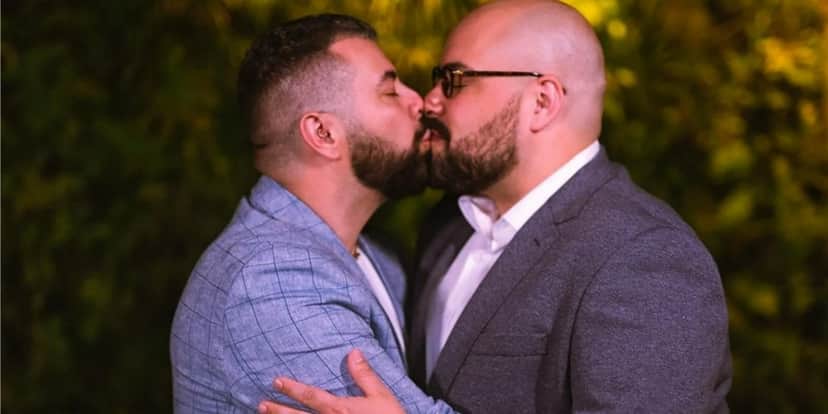 Fernando Poli e Tiago Abravanel em casamento (Foto: Reprodução/Instagram) Fernando Poli e Tiago Abravanel em casamento (Foto: Reprodução/Instagram)