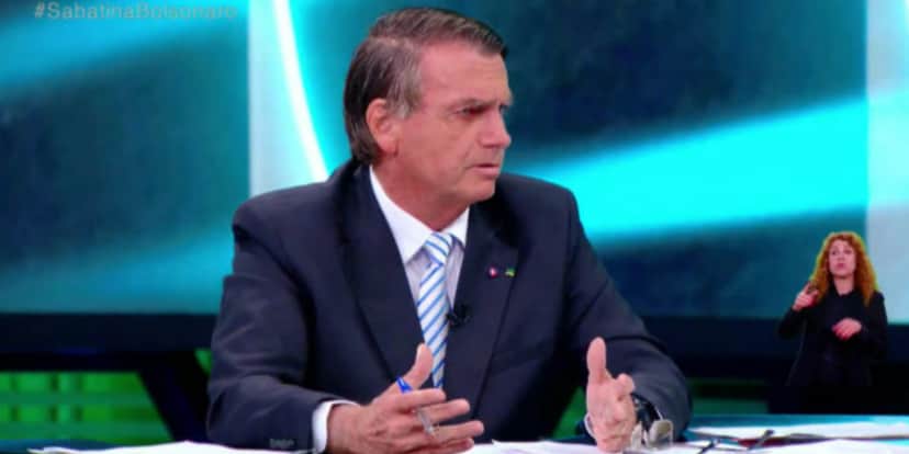 Bolsonaro fez ataques em entrevista (Foto: Reprodução/SBT) Bolsonaro fez ataques em entrevista (Foto: Reprodução/SBT)
