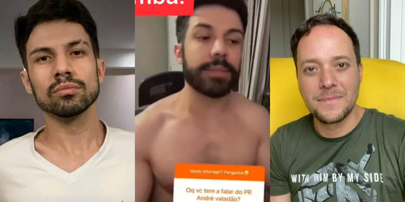 Bruno Sartori afirmou ter ficado com André Valadão (Foto: Reprodução/Instagram) Bruno Sartori afirmou ter ficado com André Valadão (Foto: Reprodução/Instagram)