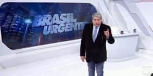 Datena abre Brasil Urgente com notícia impactante Datena abre Brasil Urgente com notícia impactante