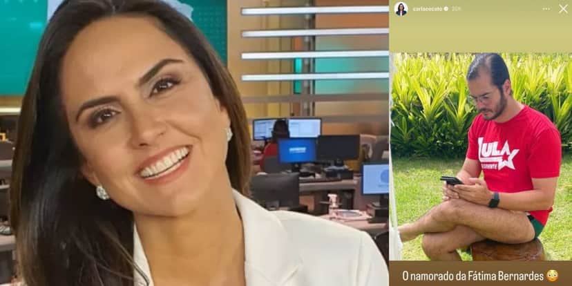 Carla Cecato afronta, divulga foto do namorado de Fátima Bernardes só de sunga e mostra o que sente por ele Carla Cecato afronta, divulga foto do namorado de Fátima Bernardes só de sunga e mostra o que sente por ele