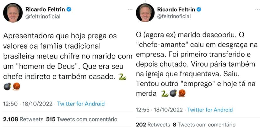 Apresentadora teria traído seu marido com chefe (Reprodução) Apresentadora teria traído seu marido com chefe (Reprodução)