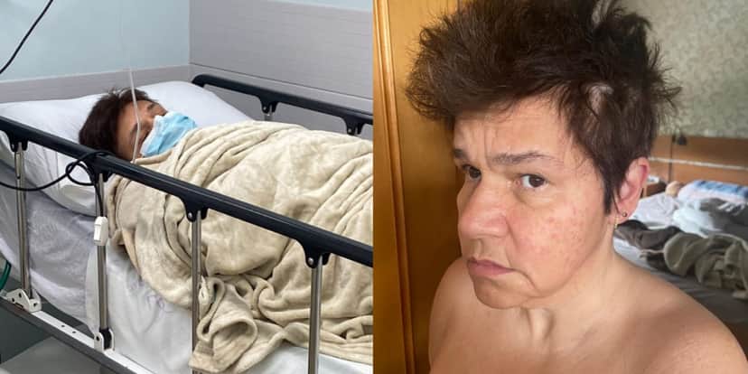 Claudia Rodrigues é hospitalizada novamente (Foto: Reprodução/Montagem) Claudia Rodrigues é hospitalizada novamente (Foto: Reprodução/Montagem)