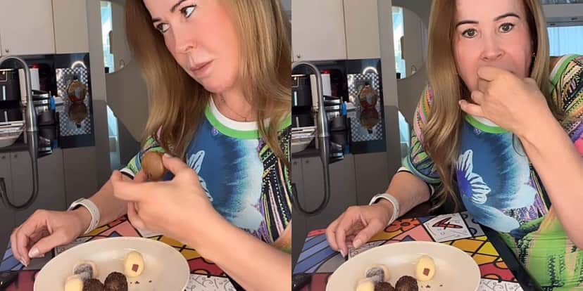 Zilu Godoi surge em vídeo comendo bombom Zilu Godoi surge em vídeo comendo bombom