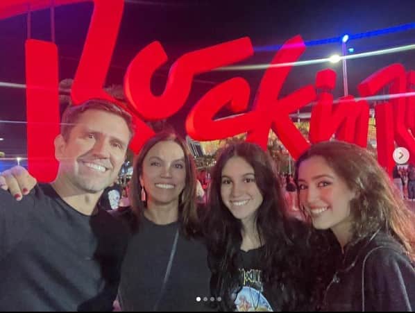 Ana Paula Araújo esteve no Rock in Rio com a família (Foto: Reprodução) Ana Paula Araújo esteve no Rock in Rio com a família (Foto: Reprodução)
