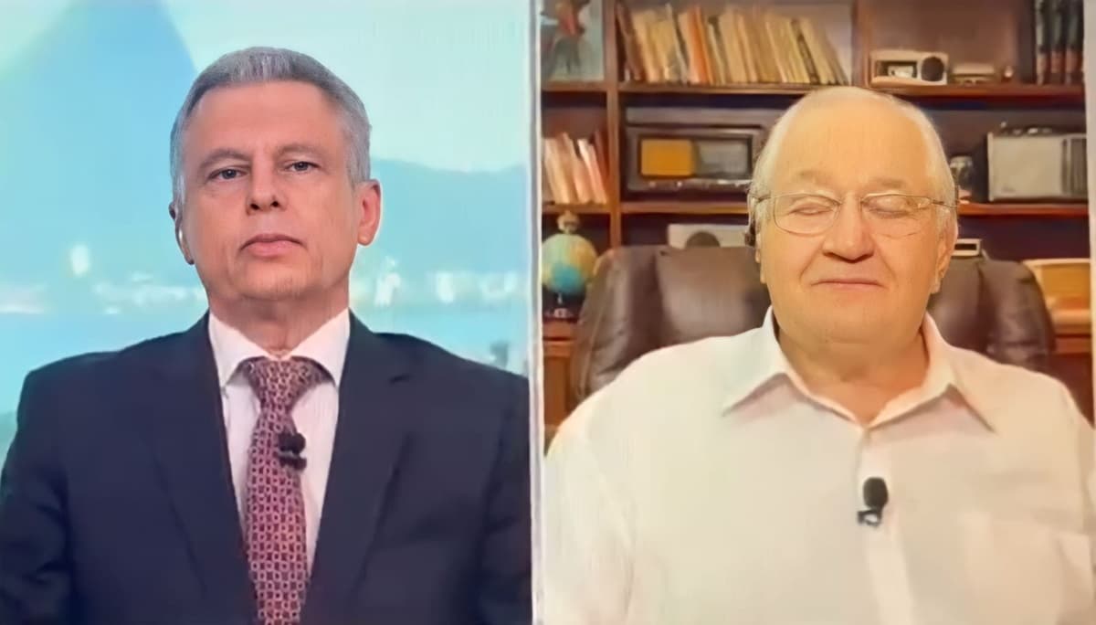Fernando Molica nota que Boris Casoy ficou desacordado enquanto ele falava Fernando Molica nota que Boris Casoy ficou desacordado enquanto ele falava