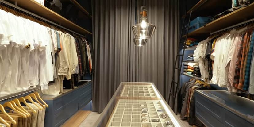 Closet gigante de Caio Castro (Reprodução: Youtube) Closet gigante de Caio Castro (Reprodução: Youtube)
