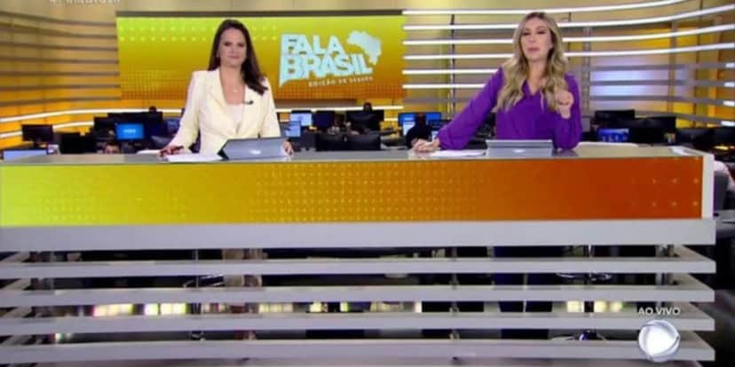 Fala Brasil saiu do ar às pressas na Record (Foto: Reprodução) Fala Brasil saiu do ar às pressas na Record (Foto: Reprodução)