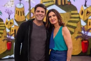 Lair Rennó e Fátima Bernardes - Foto Reprodução Lair Rennó e Fátima Bernardes - Foto Reprodução