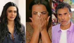 A Desalmada - Após ser desmascarado, Otávio manda capangas matarem Miriam para se vingar de Fernanda e Luiz (Foto: Reprodução / Las Estrellas / Montagem TV Foco) A Desalmada - Após ser desmascarado, Otávio manda capangas matarem Miriam para se vingar de Fernanda e Luiz (Foto: Reprodução / Las Estrellas / Montagem TV Foco)