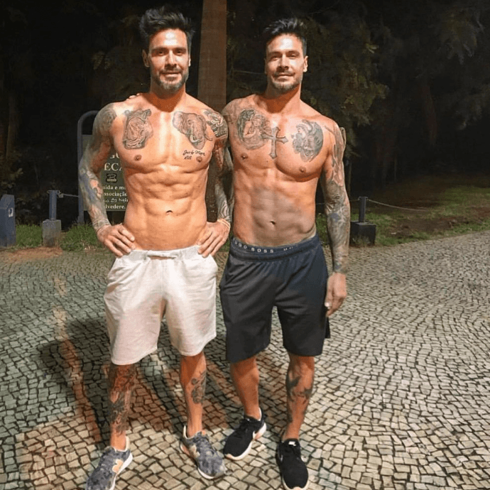Gêmeos Fávio e Gustavo - Foto Reprodução Instagram Gêmeos Fávio e Gustavo - Foto Reprodução Instagram