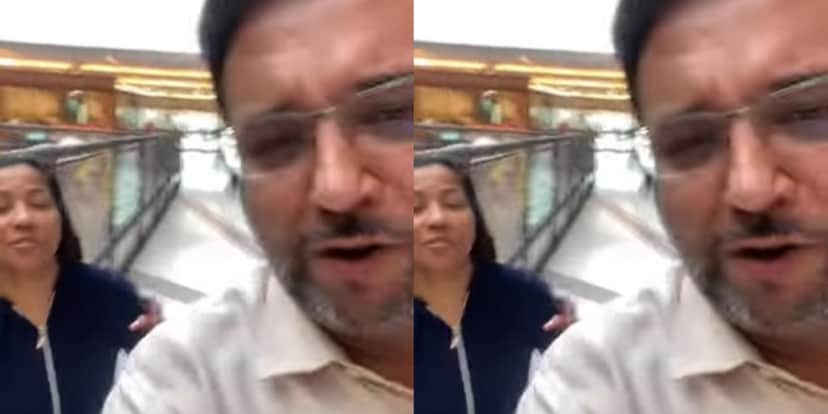 Geraldo Luís surge em vídeo perseguido por mulher - Foto: Reprodução Geraldo Luís surge em vídeo perseguido por mulher - Foto: Reprodução