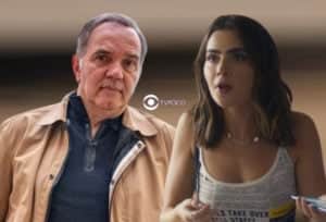 Travessia - Desconfiada, Chiara (Jade Picon) pressiona e quer saber se Guerra (Humberto Martins) é estéril (Foto: Reprodução / Globo / Montagem TV Foco) Travessia - Desconfiada, Chiara (Jade Picon) pressiona e quer saber se Guerra (Humberto Martins) é estéril (Foto: Reprodução / Globo / Montagem TV Foco)