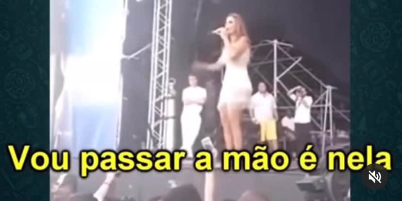 Ivete Sangalo paralisa o show para dar bronca em seu marido, que conversava com mulher (Reprodução: Instagram) Ivete Sangalo paralisa o show para dar bronca em seu marido, que conversava com mulher (Reprodução: Instagram)
