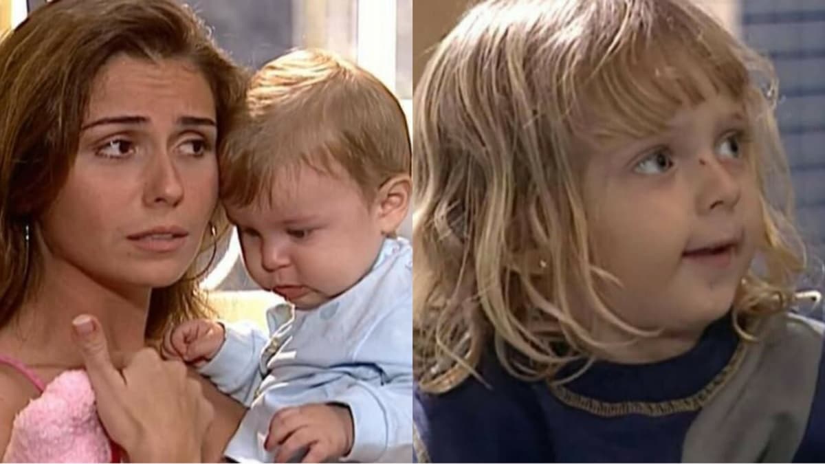 Bruninho (Andrey Beltrão) e Capitu (Giovanna Antonelli); Nina (Júlia Maggessi) Bruninho (Andrey Beltrão) e Capitu (Giovanna Antonelli); Nina (Júlia Maggessi)