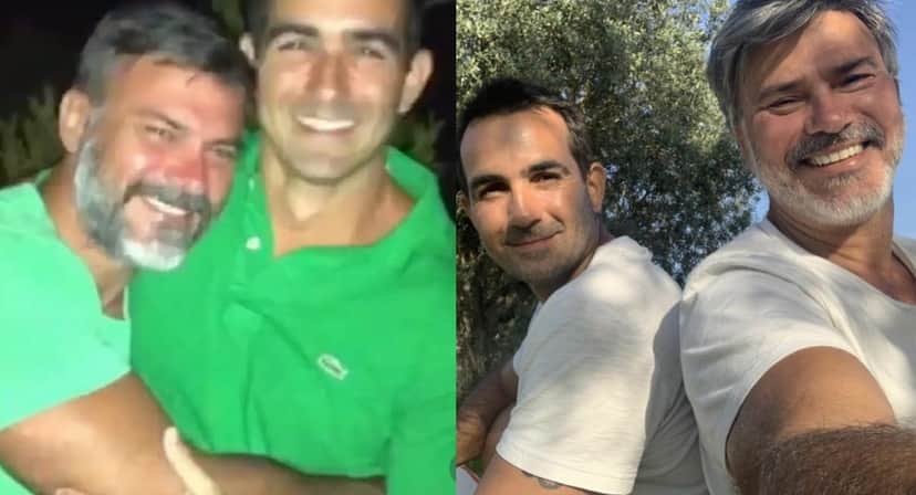 Leonardo Vieira e seu namorado Leandro, com quem tem uma relação de 15 anos Leonardo Vieira e seu namorado Leandro, com quem tem uma relação de 15 anos