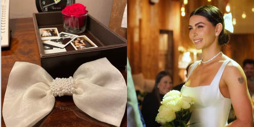 Letícia Wiermann relembrou fotos do casamento para celebrar as bodas de algodão (Reprodução: Instagram) Letícia Wiermann relembrou fotos do casamento para celebrar as bodas de algodão (Reprodução: Instagram)