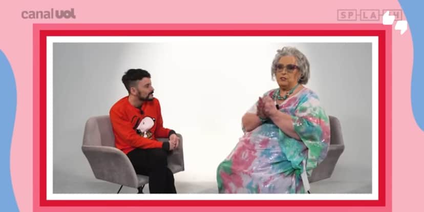 Mamma Bruschetta foi a convidada da vez na entrevista com Fefito e revelou muitas intimidades (Reprodução: Youtube) Mamma Bruschetta foi a convidada da vez na entrevista com Fefito e revelou muitas intimidades (Reprodução: Youtube)