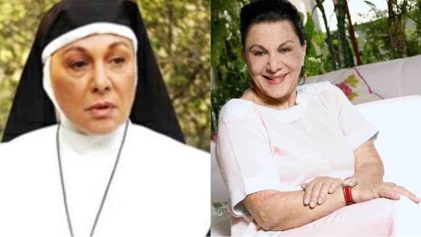 A atriz Marly Bueno em Paginas da Vida e em foto de divulgação A atriz Marly Bueno em Paginas da Vida e em foto de divulgação