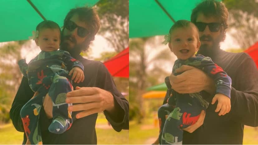 Maurício Destri é papai de Valentim, de 1 ano Maurício Destri é papai de Valentim, de 1 ano