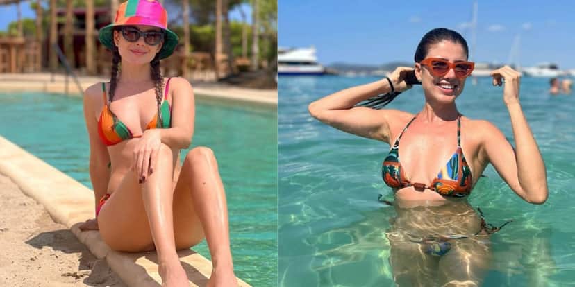 Paula Fernandes curtindo um banho de piscina (Reprodução: Instagram) Paula Fernandes curtindo um banho de piscina (Reprodução: Instagram)