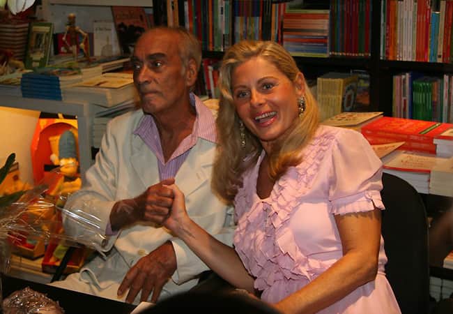 Vera Fischer e o ex-marido (Foto: Reprodução) Vera Fischer e o ex-marido (Foto: Reprodução)