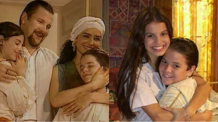 Thiago Oliveira, o Amin, com o elenco de O Clone Thiago Oliveira, o Amin, com o elenco de O Clone