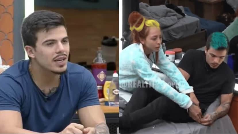 Thomaz Costa conta seus planos para ser eliminado sem perder o contrato com a Record e sendo impedido por Ruivinha de Marte de tomar remédios Thomaz Costa conta seus planos para ser eliminado sem perder o contrato com a Record e sendo impedido por Ruivinha de Marte de tomar remédios