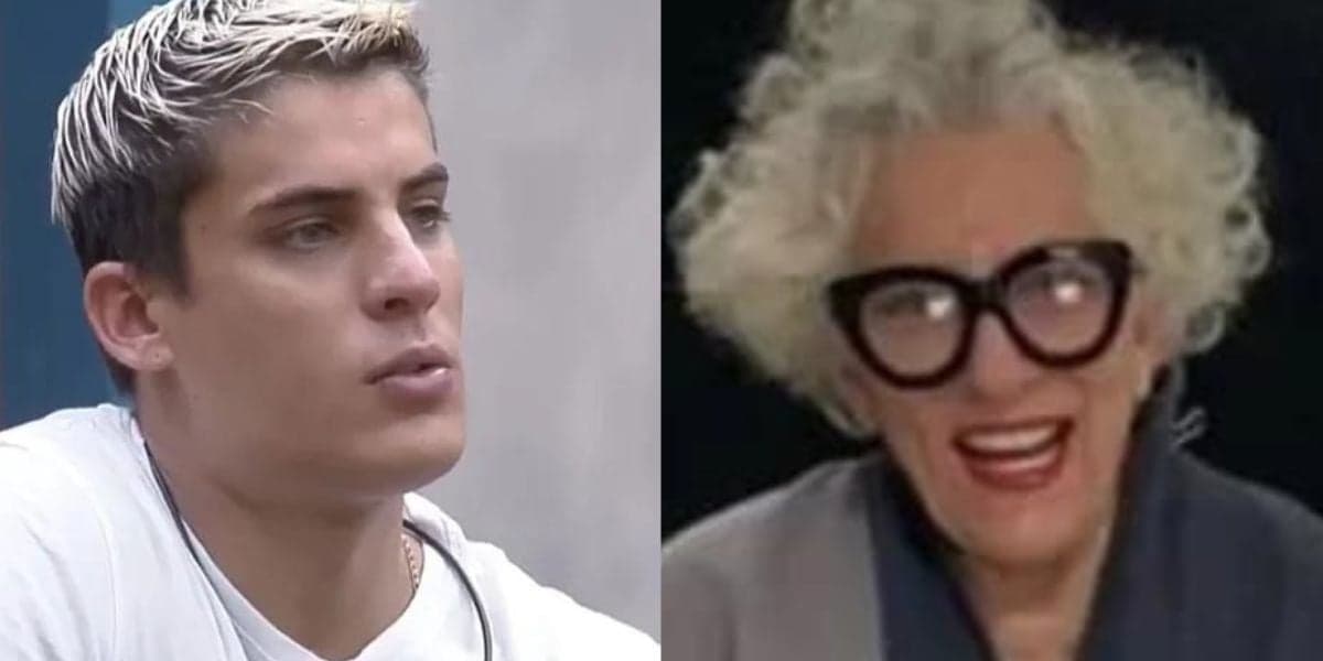 Tiago Ramos está na casa de senhora (Reprodução) Tiago Ramos está na casa de senhora (Reprodução)