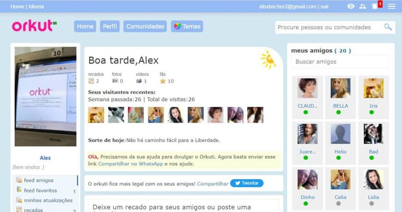 Orkut começou a revelar quem te stalkeava (Foto: Reprodução) Orkut começou a revelar quem te stalkeava (Foto: Reprodução)