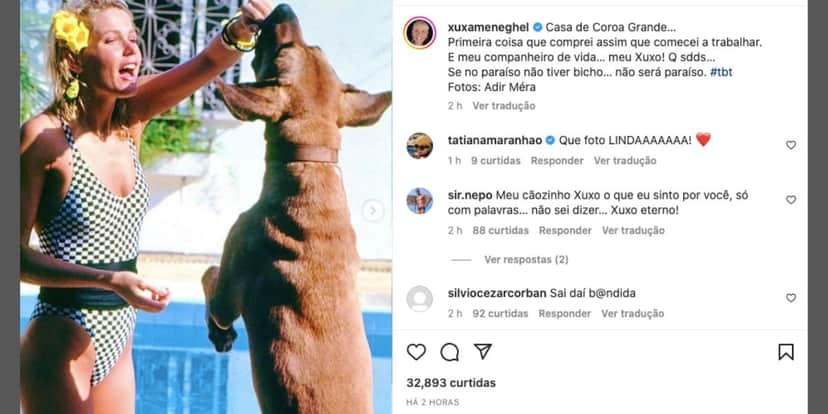 Xuxa traz mensagem forte sobre companheiro de sua vida (Reprodução) Xuxa traz mensagem forte sobre companheiro de sua vida (Reprodução)