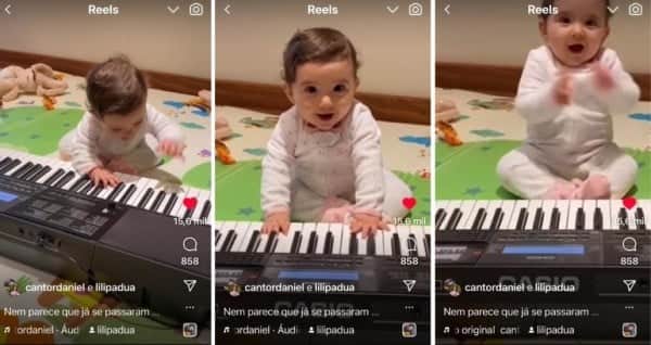 Daniel, famoso cantor sertanejo, publica dom que sua filha caçula herdou e deixa os seguidores completamente apaixonados - Foto Reprodução Instagram Daniel, famoso cantor sertanejo, publica dom que sua filha caçula herdou e deixa os seguidores completamente apaixonados - Foto Reprodução Instagram