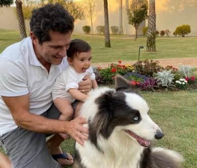 Cantor Daniel e Olívia, sua filha caçula – Foto: Reprodução Instagram Cantor Daniel e Olívia, sua filha caçula – Foto: Reprodução Instagram