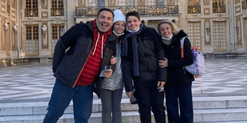 Reinaldo Gottino, os filhos e a esposa, durante uma viagem (Foto Reprodução/Instagram) Reinaldo Gottino, os filhos e a esposa, durante uma viagem (Foto Reprodução/Instagram)