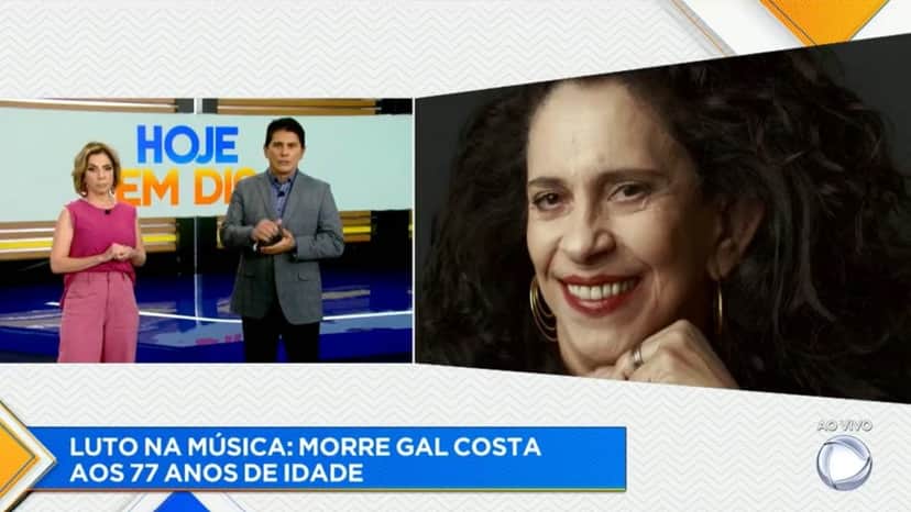 César Filho e Keila Jimenez comentaram sobre a morte de Gal Costa no Hoje Em Dia César Filho e Keila Jimenez comentaram sobre a morte de Gal Costa no Hoje Em Dia