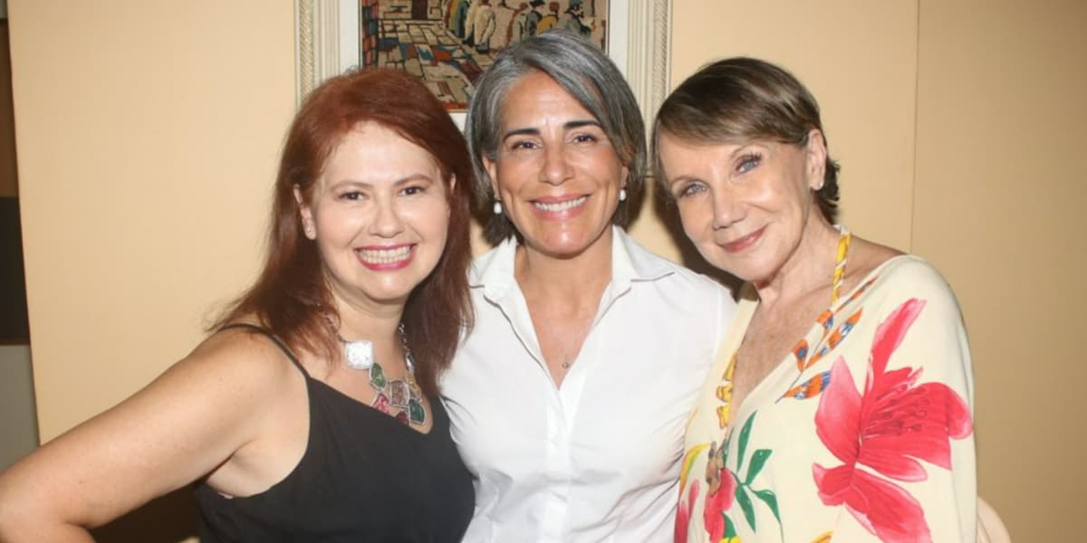 Narjara Turetta, Gloria Pires e Sylvia Massari (Foto: Divulgação) Narjara Turetta, Gloria Pires e Sylvia Massari (Foto: Divulgação)