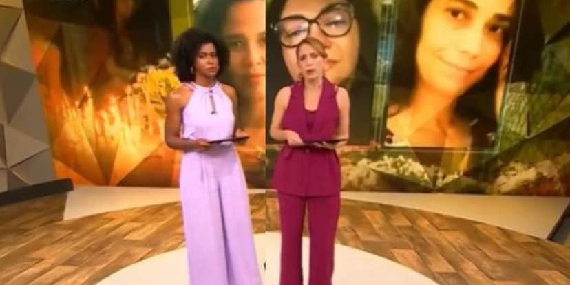 O Fantástico, da Globo, apresentado por Maju Coutinho e Poliana Abritta, noticia tragédia que deixou o Brasil em choque - Foto Reprodução O Fantástico, da Globo, apresentado por Maju Coutinho e Poliana Abritta, noticia tragédia que deixou o Brasil em choque - Foto Reprodução