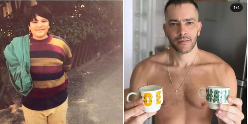 Galã de A Favorita, Bento Ribeiro, surpreendeu ao mostrar foto de infância Galã de A Favorita, Bento Ribeiro, surpreendeu ao mostrar foto de infância