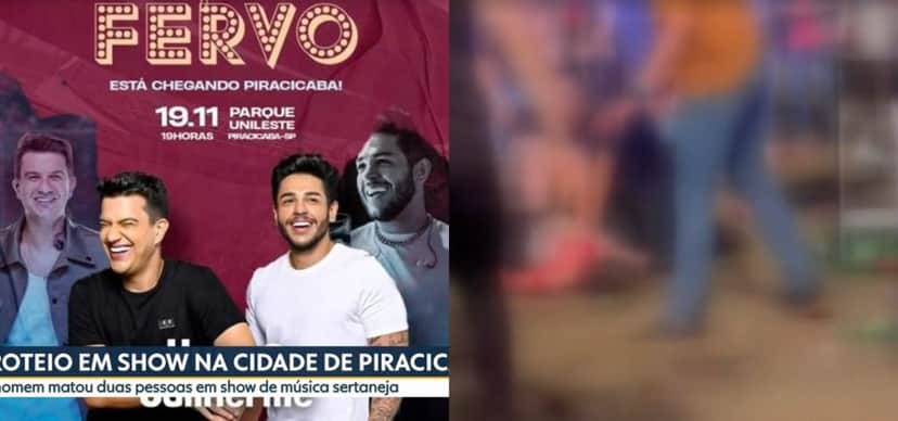 Globo exibiu imagens de uma das vítimas do tiroteio que aconteceu no show de Hugo e Guilherme Globo exibiu imagens de uma das vítimas do tiroteio que aconteceu no show de Hugo e Guilherme