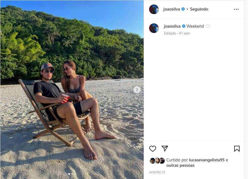 João Guilherme publicou a primeira foto com a namorada em janeiro e bloqueou os comentários João Guilherme publicou a primeira foto com a namorada em janeiro e bloqueou os comentários