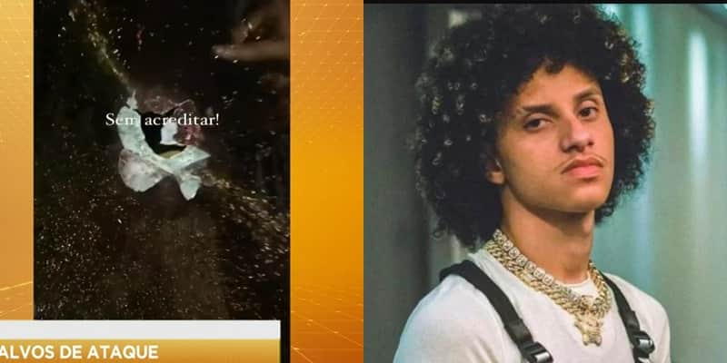 Record exibiu as imagens de um ataque à tiros contra a van do Dj Gabriel do Borel Record exibiu as imagens de um ataque à tiros contra a van do Dj Gabriel do Borel
