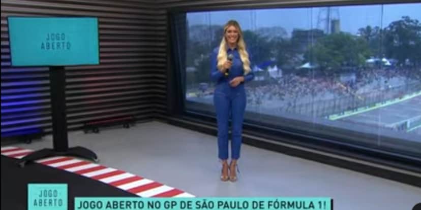 Renata Fan apresentou o Jogo Aberto do autódromo de Interlagos Renata Fan apresentou o Jogo Aberto do autódromo de Interlagos