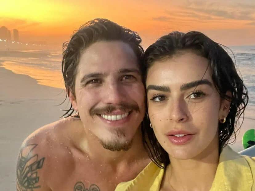 Romulo Arantes Neto e sua namorada, a influenciadora digital Mari Saad - Foto Reprodução Romulo Arantes Neto e sua namorada, a influenciadora digital Mari Saad - Foto Reprodução