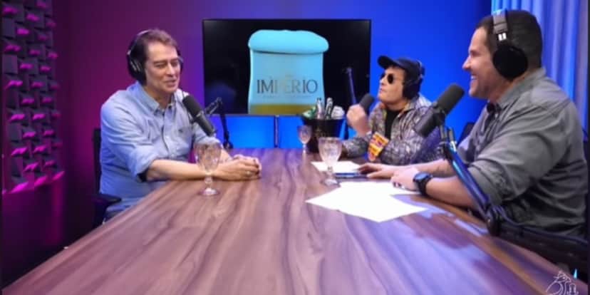 Marcello Antony, Sérgio Mallandro e Renato Rabello no podcast 'Papagaio Falante' - Foto: Reprodução Marcello Antony, Sérgio Mallandro e Renato Rabello no podcast 'Papagaio Falante' - Foto: Reprodução