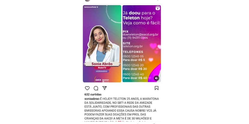 Sonia Abrão faz anúncio sobre programa do SBT e confirma em texto Sonia Abrão faz anúncio sobre programa do SBT e confirma em texto